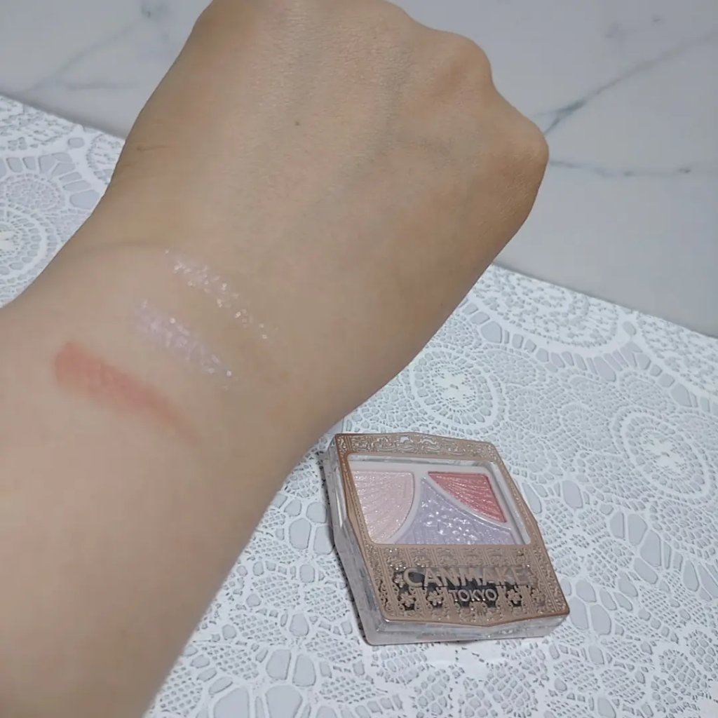 ジューシーピュアアイズ/キャンメイク/アイシャドウパレットを使ったクチコミ（2枚目）