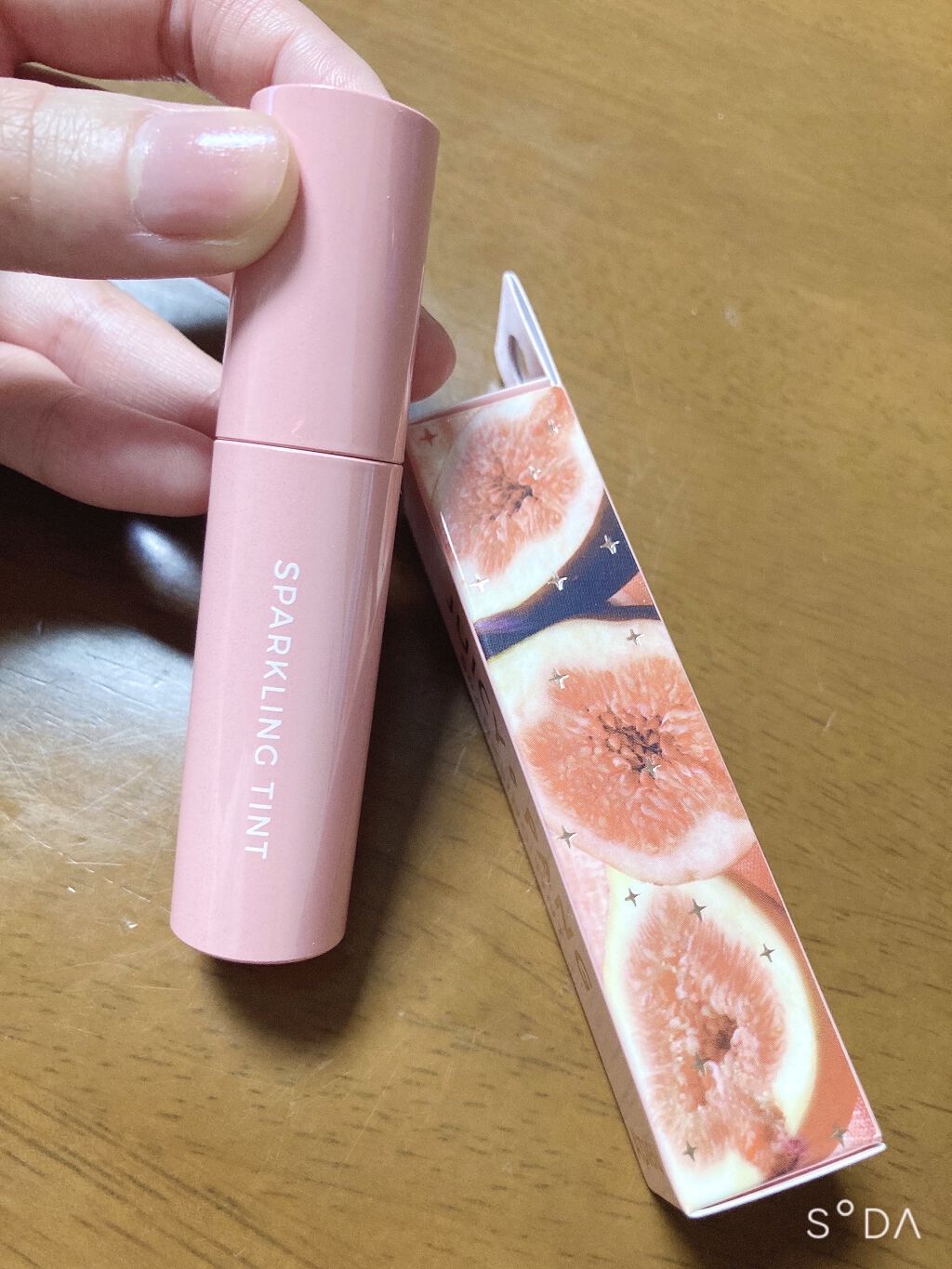 アピュー ジューシーパン スパークリングティント/A’pieu/口紅を使ったクチコミ（1枚目）