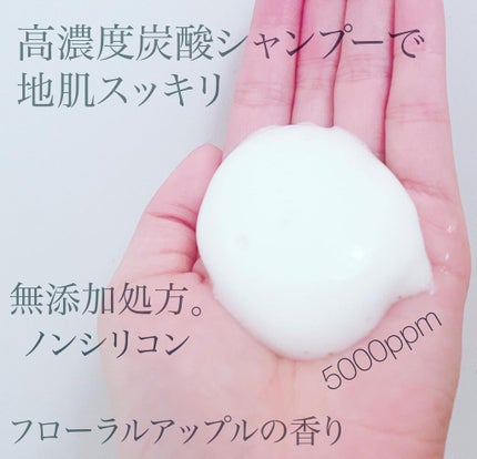 炭酸ヘッドスパシャンプー/トリートメント/肌ナチュール/市販シャンプーを使ったクチコミ(5枚目)