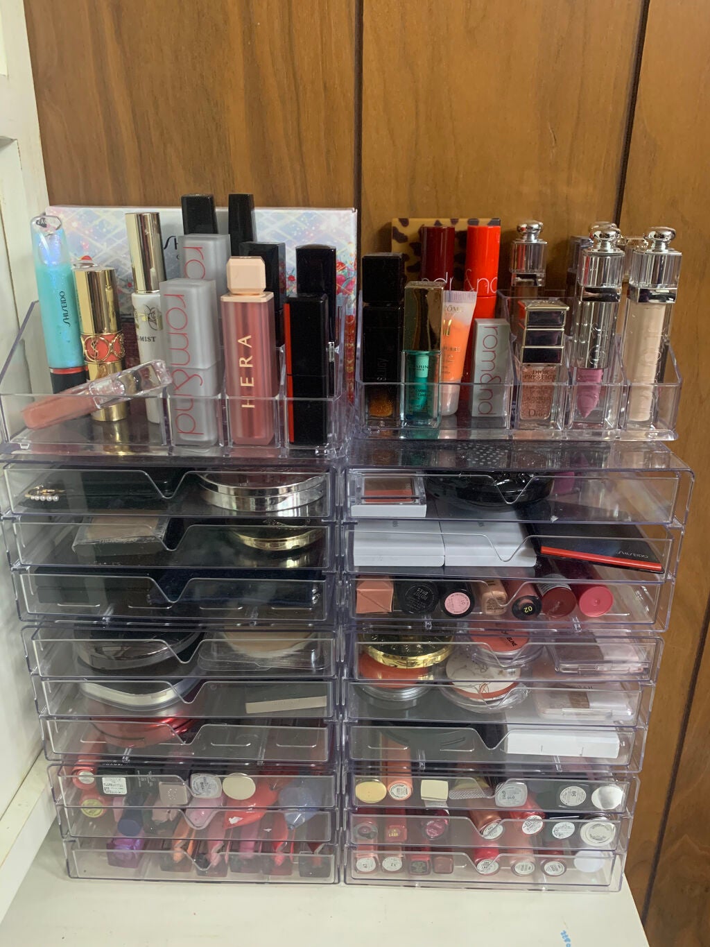 3段式クリアーケース/DAISO/その他化粧小物を使ったクチコミ(7枚目)