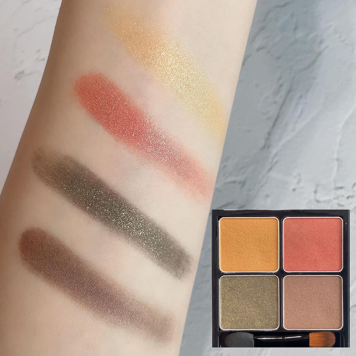 &be パレットアイシャドウ/&be/アイシャドウパレットを使ったクチコミ(3枚目)