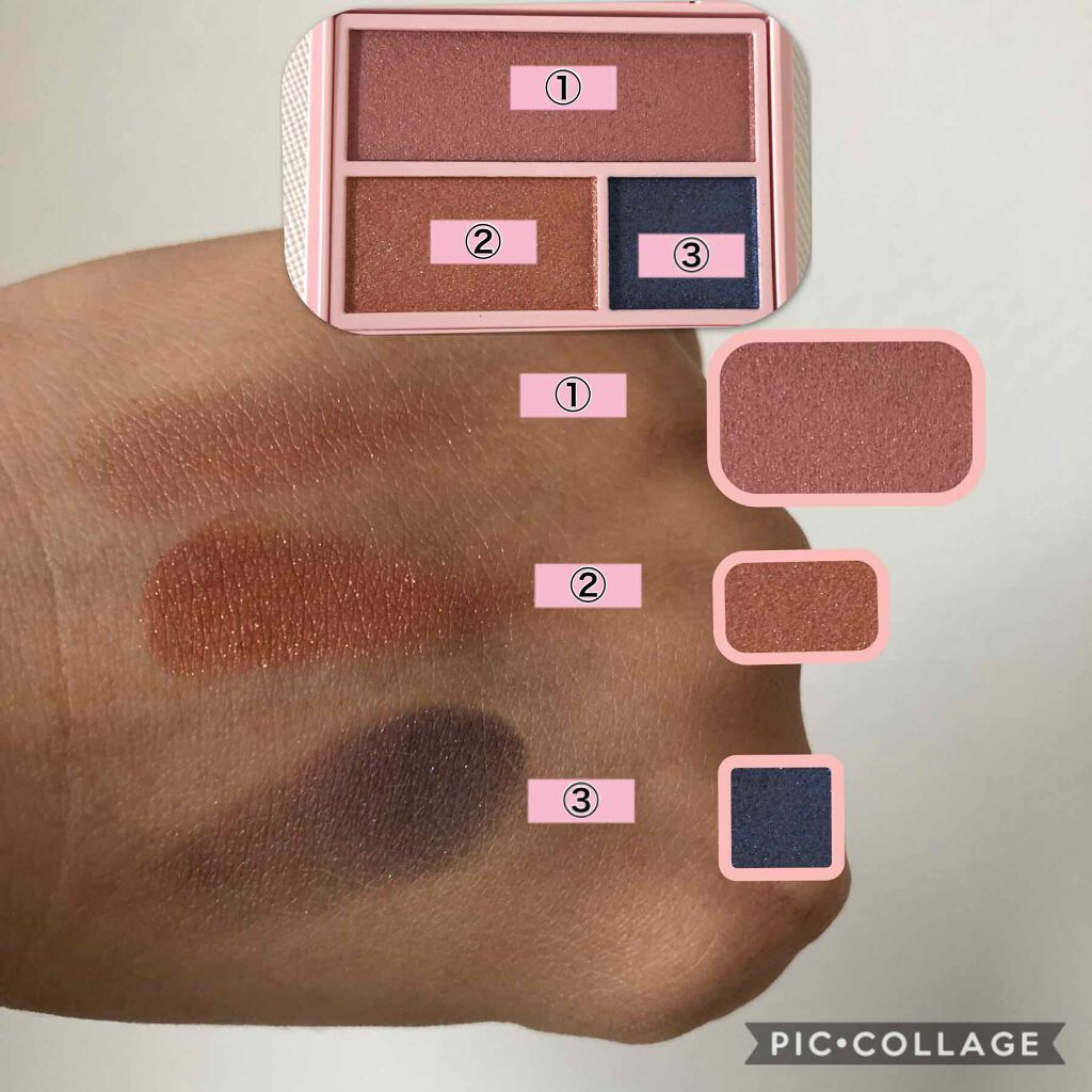 フーミー アイシャドウパレット/WHOMEE/アイシャドウパレットを使ったクチコミ(2枚目)