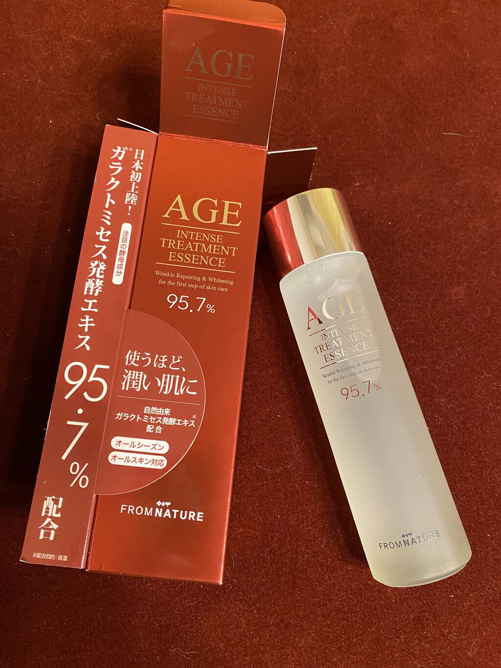 エイジ トリートメント エッセンス 95.7%/FROM NATURE/化粧水を使ったクチコミ（2枚目）