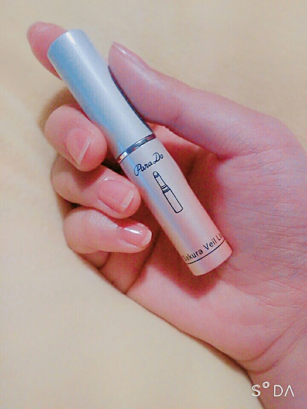 サクラヴェールリップ/パラドゥ/リップクリームを使ったクチコミ（1枚目）