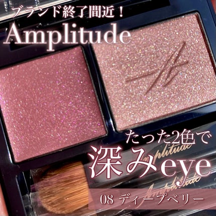 コンスピキュアス ダブルアイズ/Amplitude/アイシャドウパレットを使ったクチコミ(1枚目)