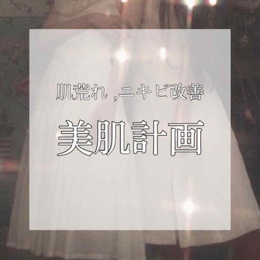 【美肌計画】

私は大きなニキビがポツポツできるようになり、肌がとても荒れた時期があったのですが、その時にしていたいくつかの方法です！
この効果が大きかったのか、今ではあまり肌荒れがしにくい肌になりまし