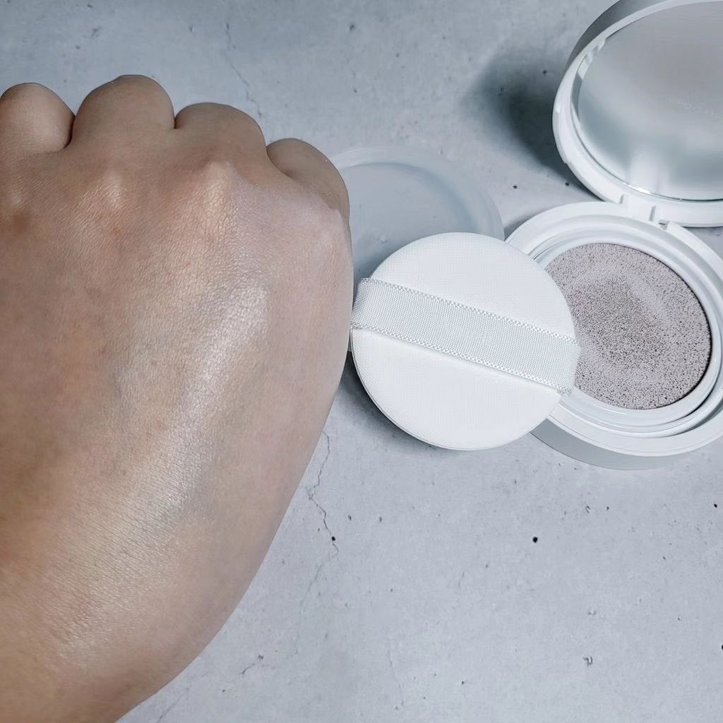 コンプリメントシリーズクッション 紫色(ボラ)/Ameli/クッションファンデーションを使ったクチコミ(3枚目)