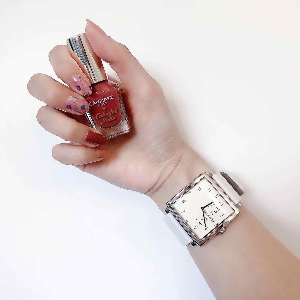 カラフルネイルズ/キャンメイク/マニキュアを使ったクチコミ（3枚目）