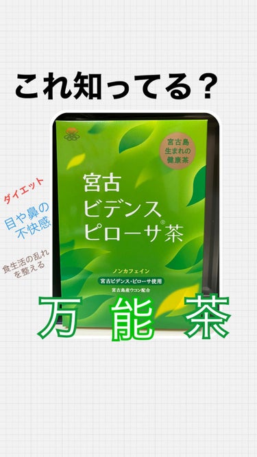 
おうち時間も増えコロナも増え
水分摂ることが大事！と言われてますが
家に居ると外出時より水分を摂らない..

せっかく摂るなら健康的に摂りたいな〜

と辿り着いたのがこのお茶！

『宮古ビデンスピロー