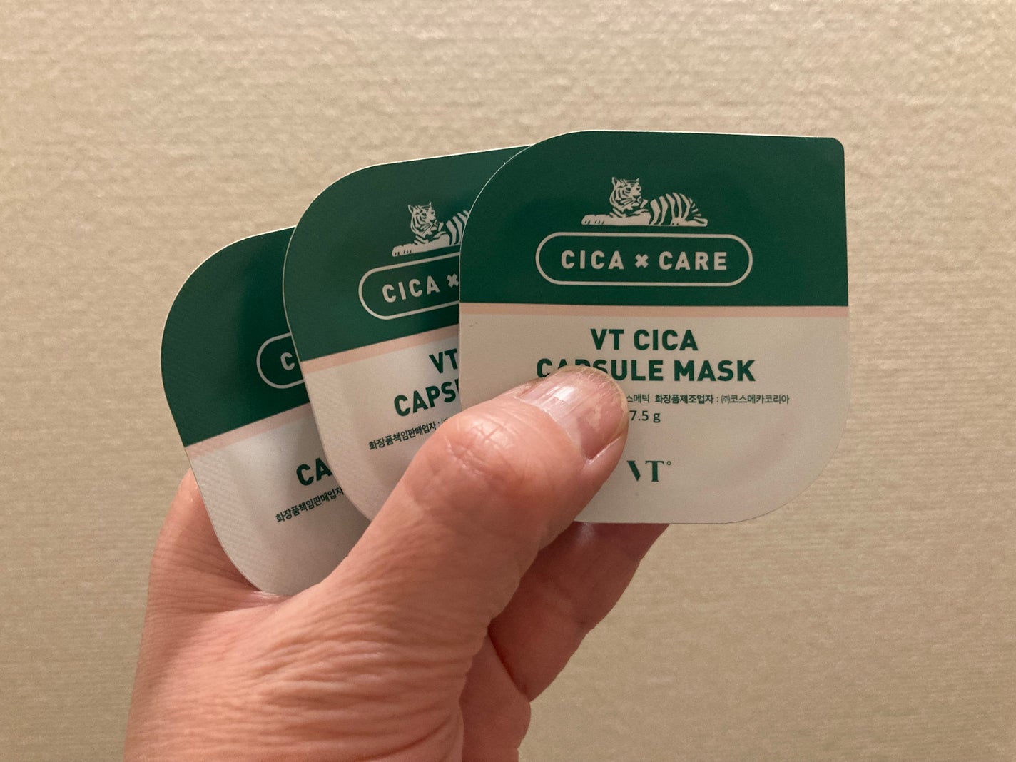 CICA カプセルマスク/VT/洗い流すパック・マスクを使ったクチコミ(1枚目)
