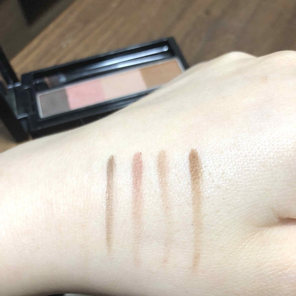 リシェ カラーリング アイブロウパウダー/Visée/パウダーアイブロウを使ったクチコミ（2枚目）