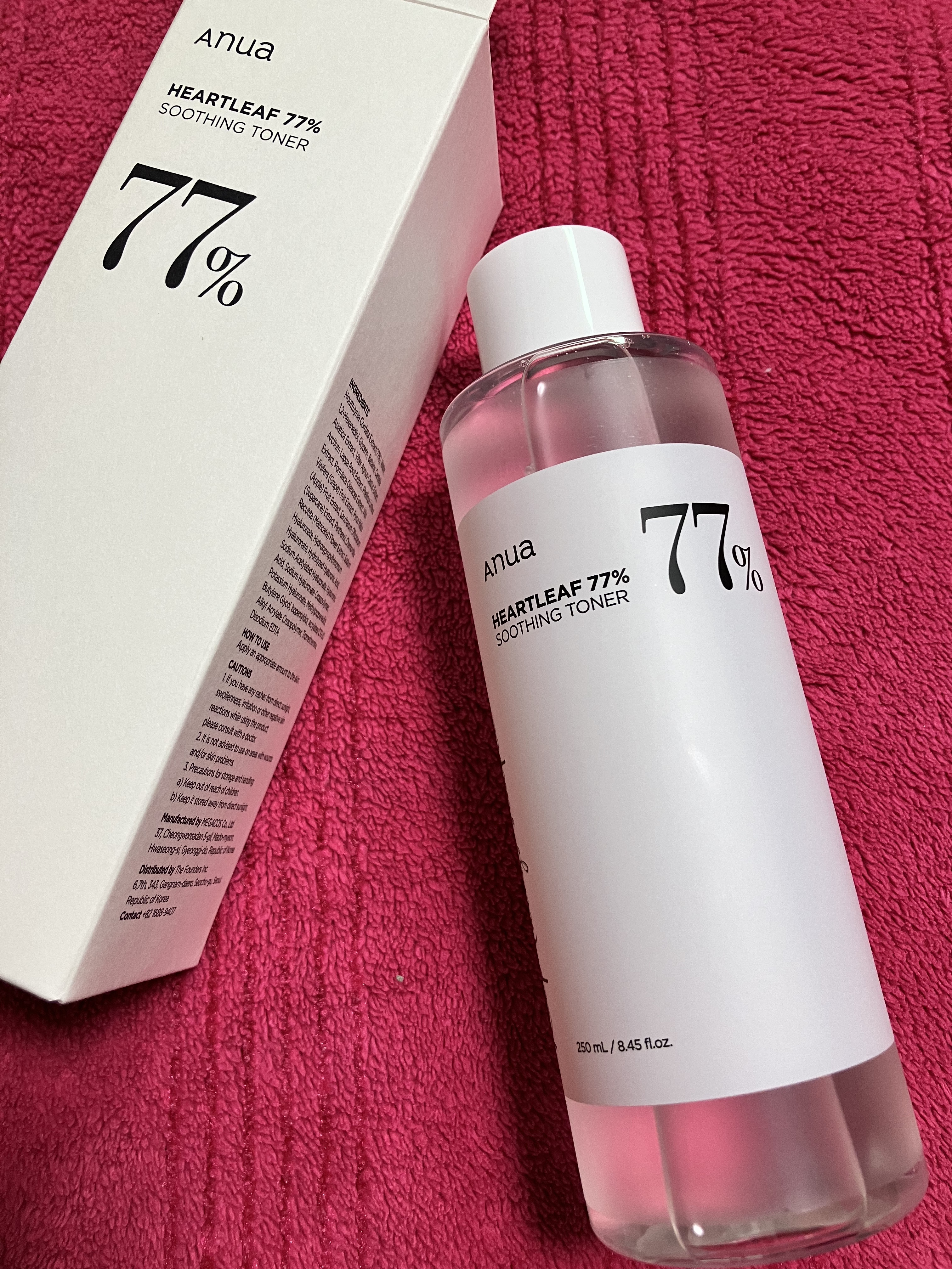 ドクダミ 77 スージングトナー/Anua/化粧水を使ったクチコミ（3枚目）