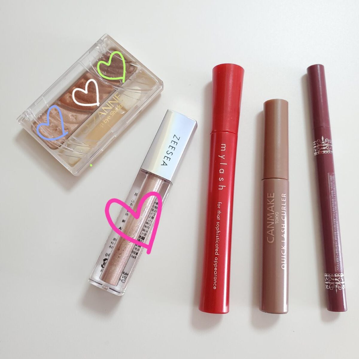 トーンアップアイシャドウ/CEZANNE/アイシャドウパレットを使ったクチコミ(3枚目)