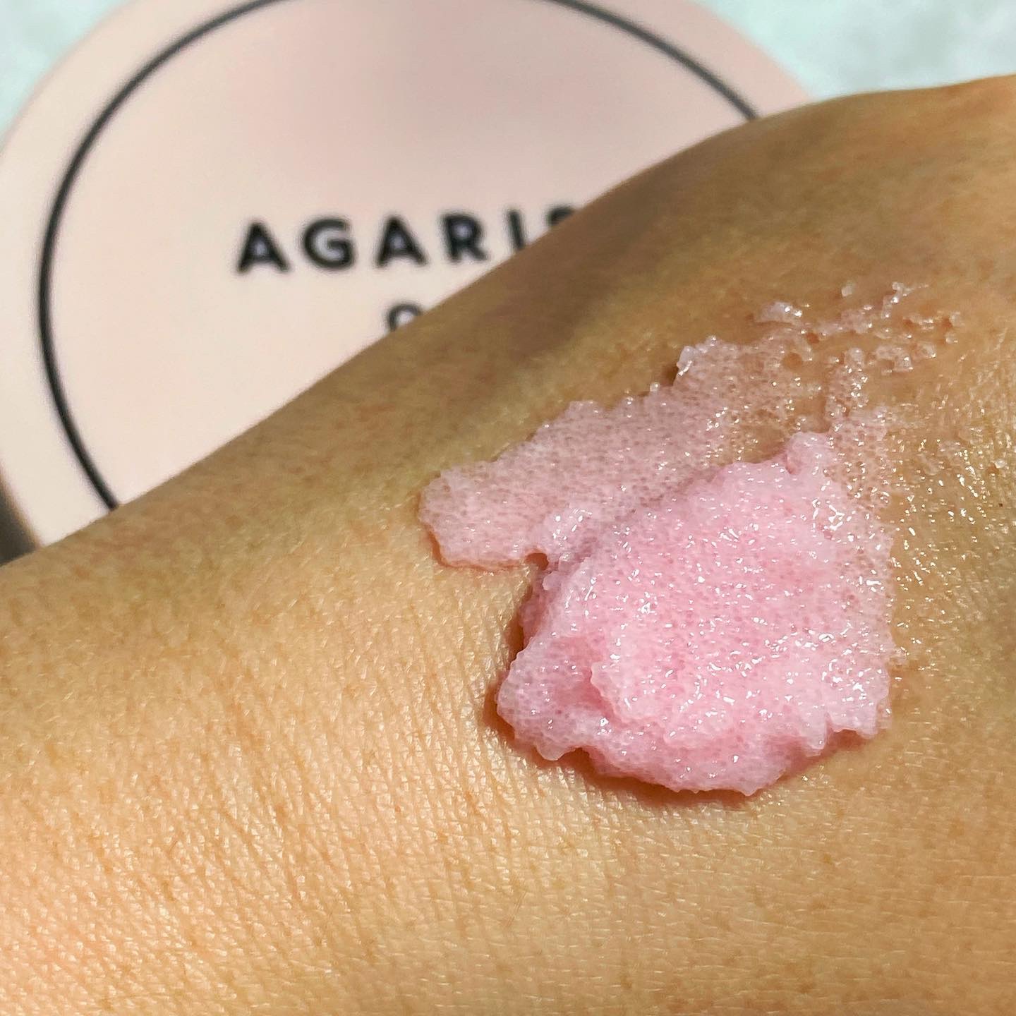 Q+Me スウィート ボム タラソ スクラブ/AGARISM/バストケア・ヒップケアを使ったクチコミ（3枚目）