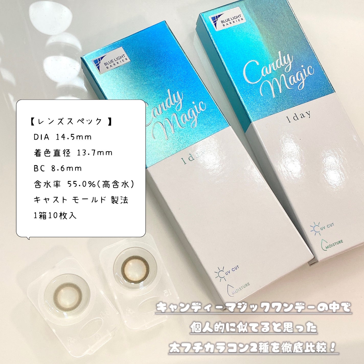 candymagic1day(キャンディーマジックワンデー)/candy magic/ワンデー(1DAY)カラコンを使ったクチコミ(2枚目)