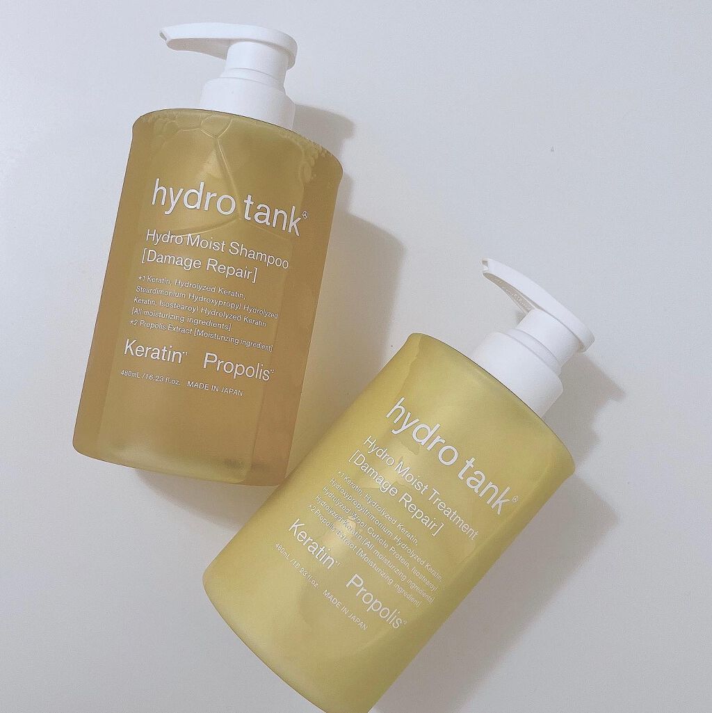 ダメージリペア ハイドロモイスト シャンプー／ヘアトリートメント/hydrotank/シャンプー・コンディショナーを使ったクチコミ（1枚目）