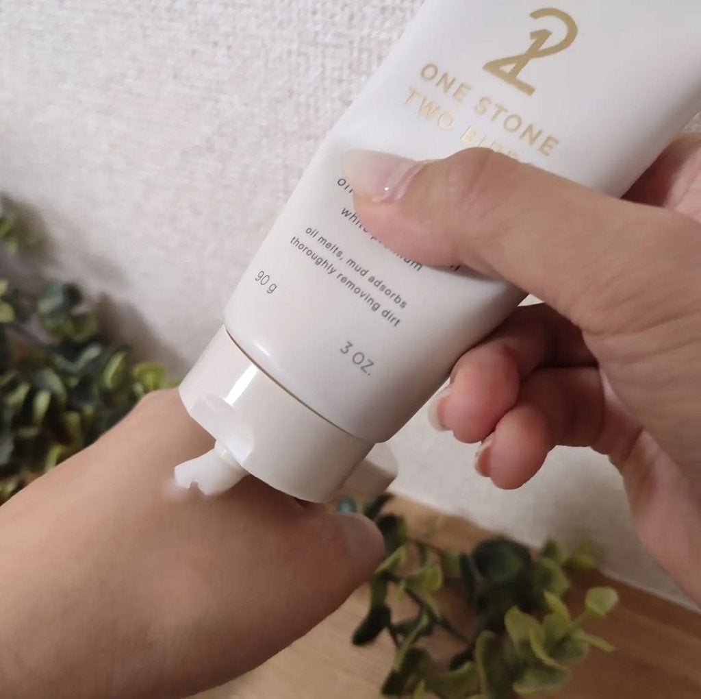オイルクレンジングバーム ホワイトプレミアム/ONE STONE TWO BIRDS/クレンジングバームを使ったクチコミ(3枚目)