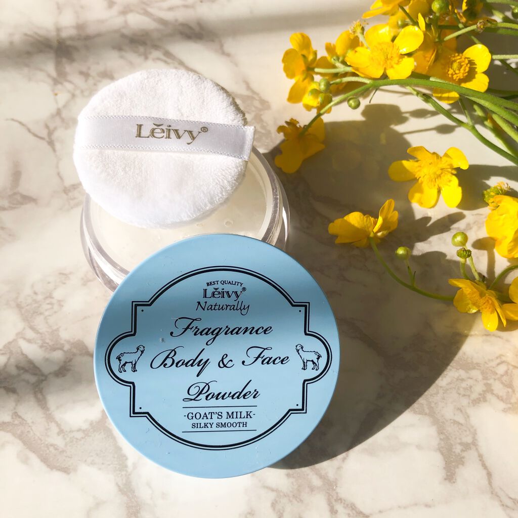 フレグランス ボディ&フェイスパウダー ラベンダー/Leivy/ルースパウダーを使ったクチコミ(2枚目)
