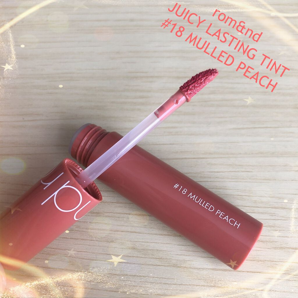 ジューシーラスティングティント/rom&nd/リップティントを使ったクチコミ(1枚目)