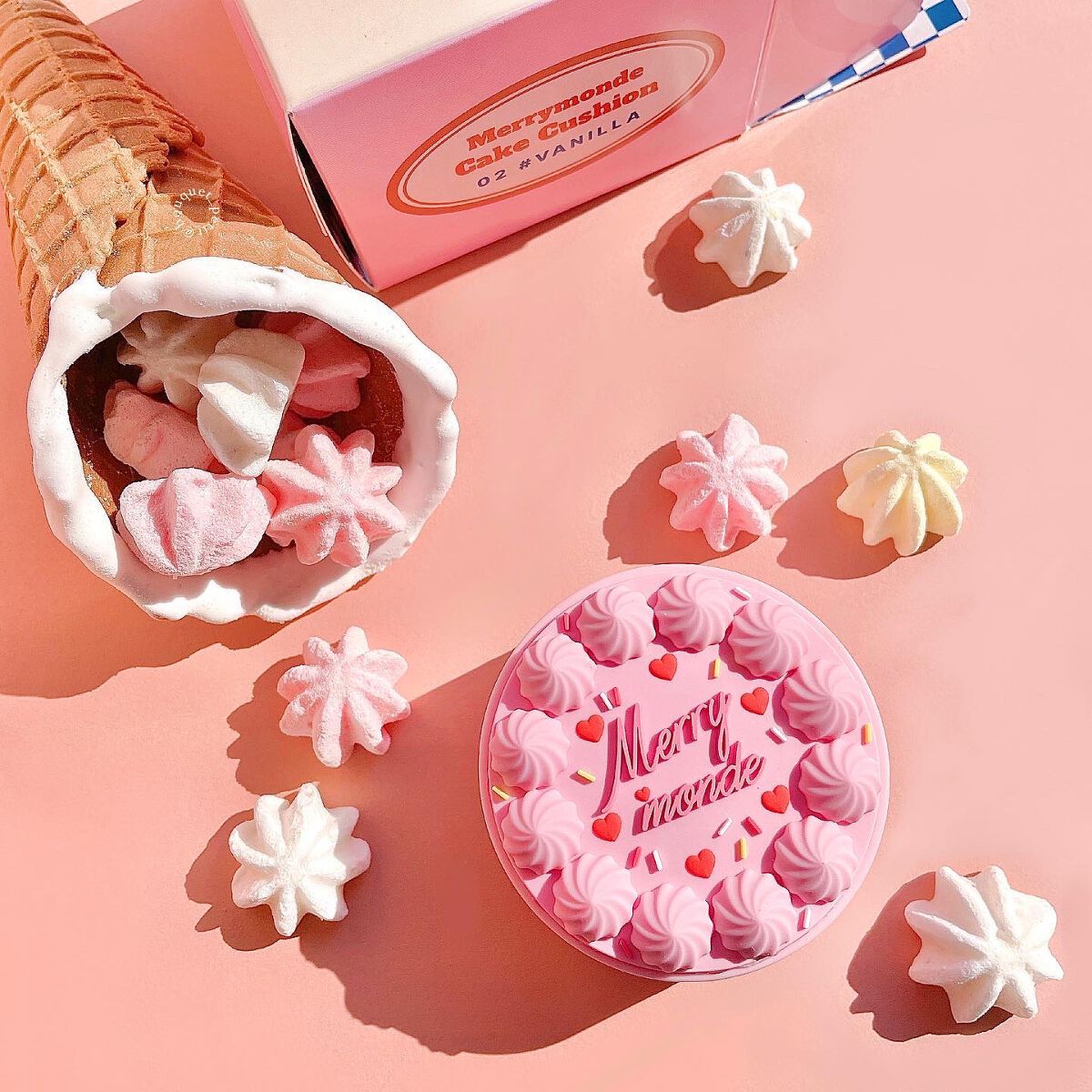 ハッピーユアデイクッション/Merrymonde/クッションファンデーションを使ったクチコミ(1枚目)