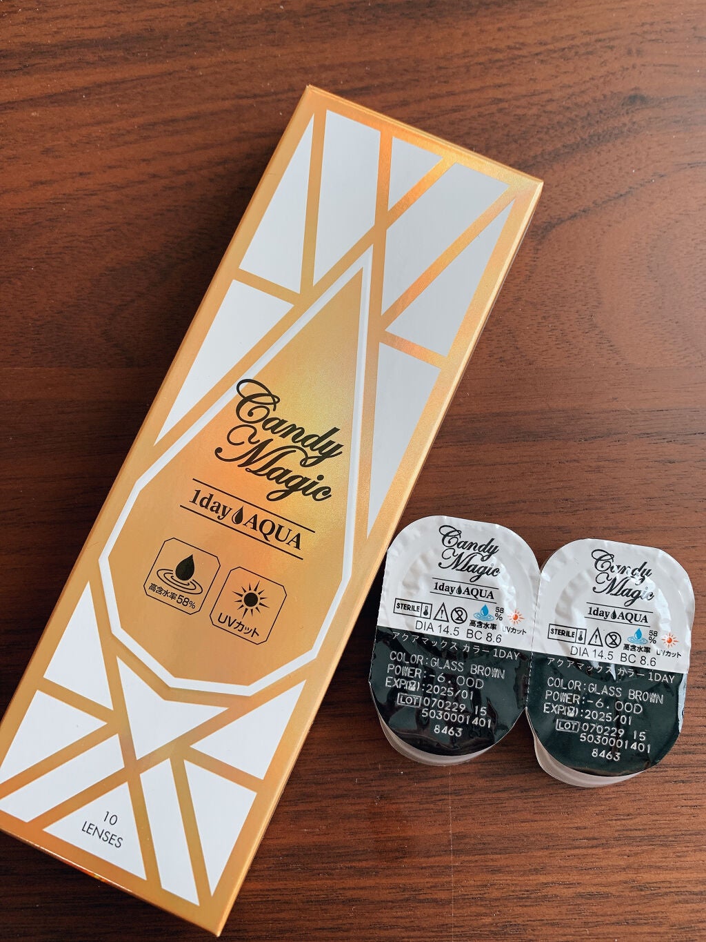 candymagic1dayAQUA(キャンディーマジックワンデーアクア)/candy magic/ワンデー(1DAY)カラコンを使ったクチコミ(1枚目)