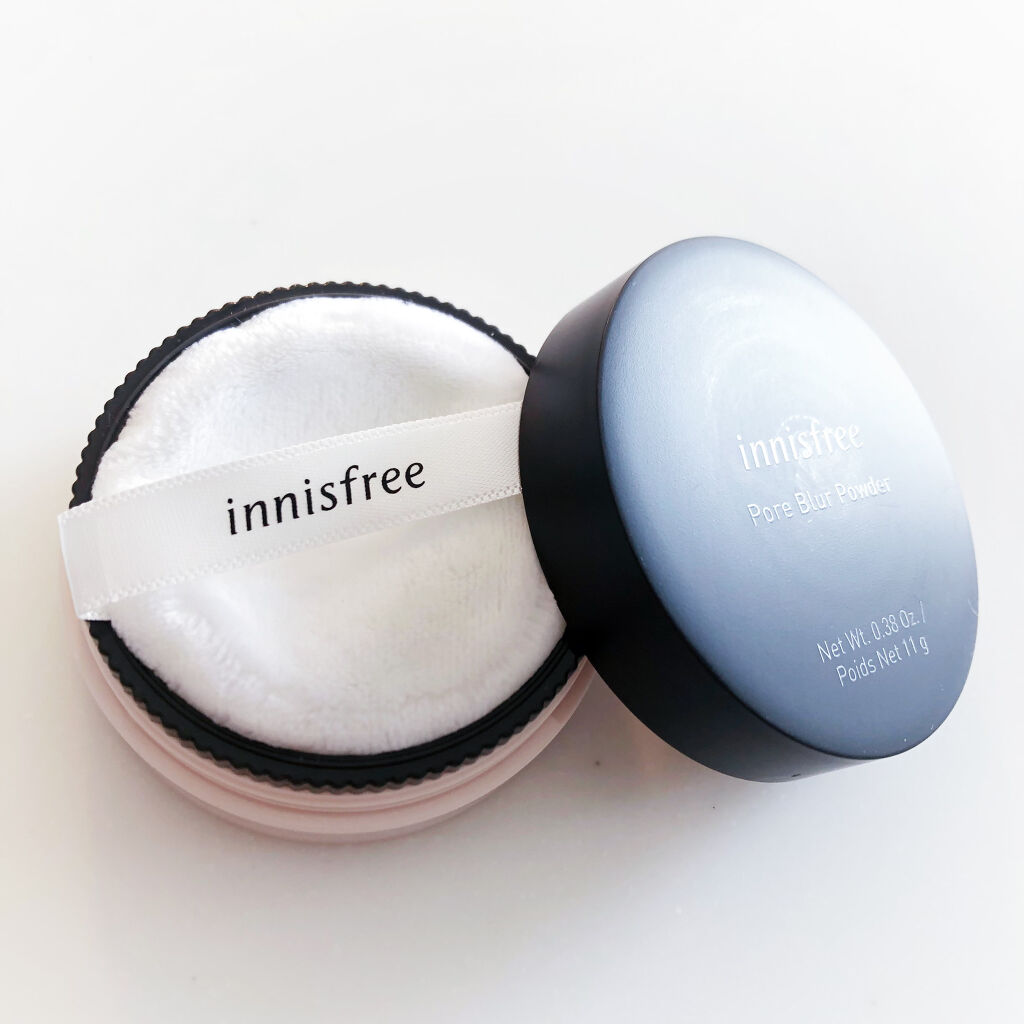 ポアブラー パウダー/innisfree/ルースパウダーを使ったクチコミ（2枚目）