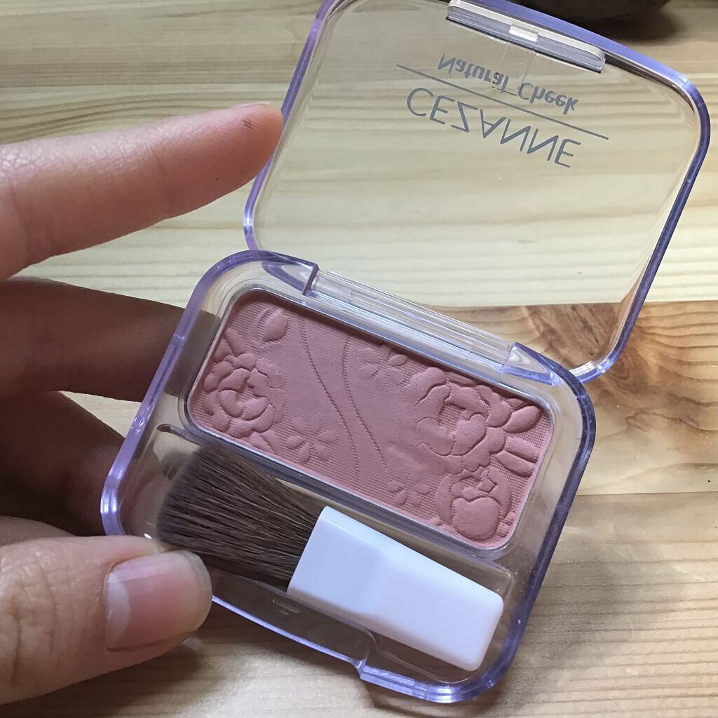 ナチュラル チークN/CEZANNE/パウダーチークを使ったクチコミ（1枚目）