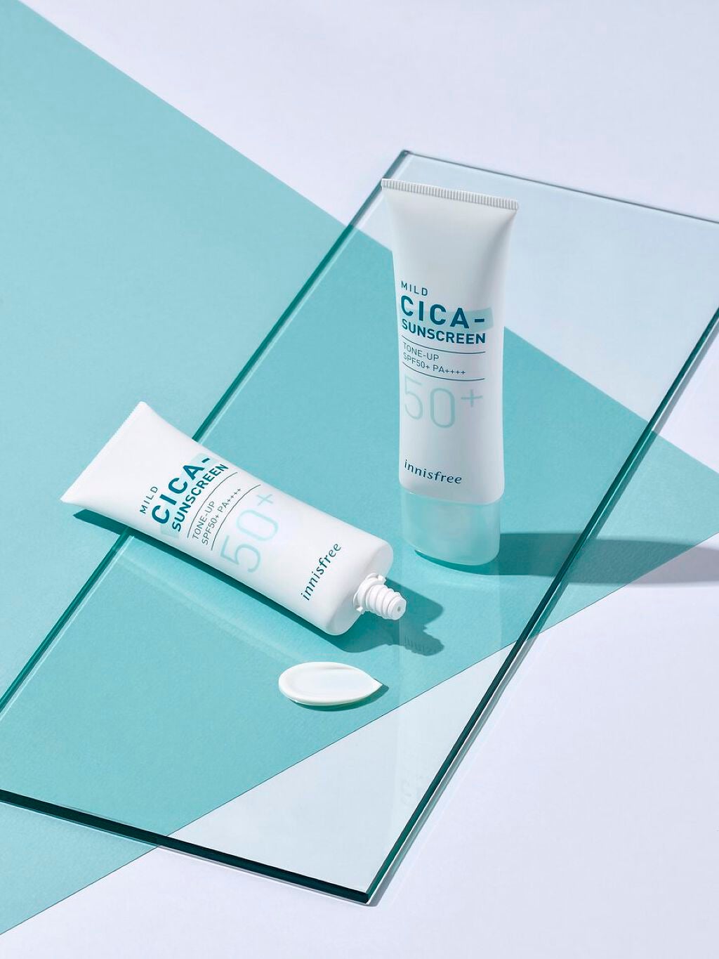 マイルド シカ サンスクリーン SPF50+ / PA++++/innisfree/日焼け止めクリームを使ったクチコミ(1枚目)