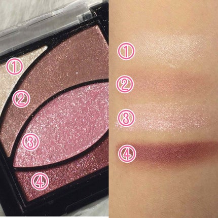 UR GLAM VELVET EYE COLOR PALETTE/U R GLAM/アイシャドウパレットを使ったクチコミ(2枚目)