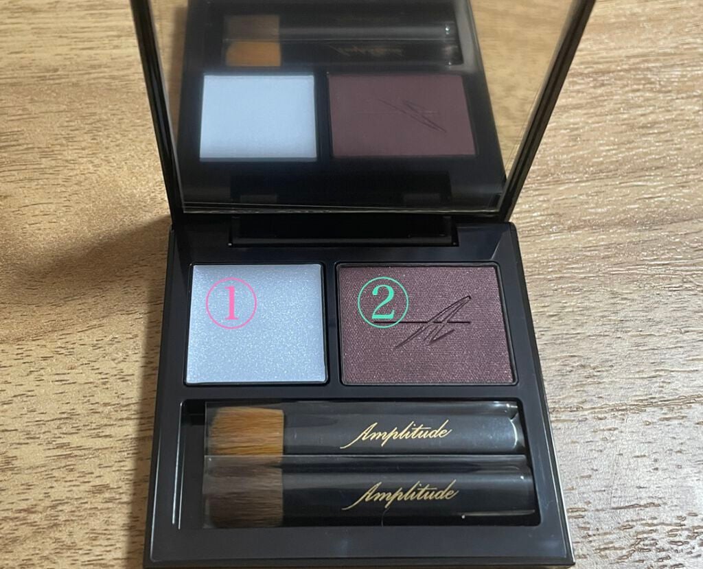 コンスピキュアス ダブルアイズ/Amplitude/アイシャドウパレットを使ったクチコミ(1枚目)
