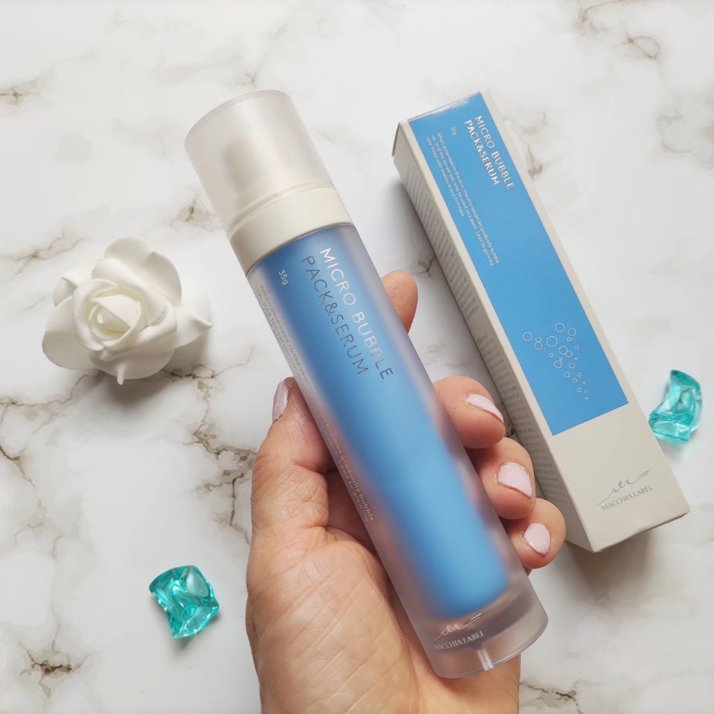 マイクロバブルパック＆セラム/Macchia Label/美容液を使ったクチコミ（2枚目）