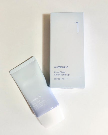 1番 ガラス玉トーンアップクリーム/numbuzin/日焼け止めクリームを使ったクチコミ(2枚目)