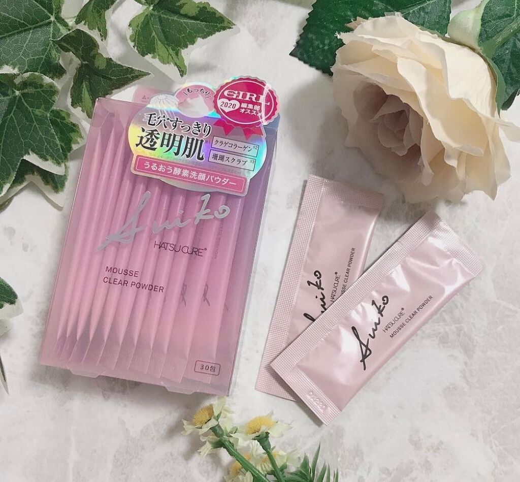 ムースクリアパウダー/SUIKO HATSUCURE/洗顔パウダーを使ったクチコミ（3枚目）