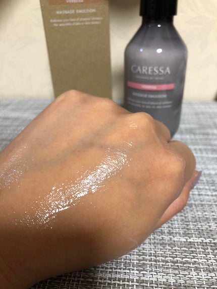 マッサージ エマルジョン(ヴァーベナ)/CARESSA/ボディミルクを使ったクチコミ(6枚目)