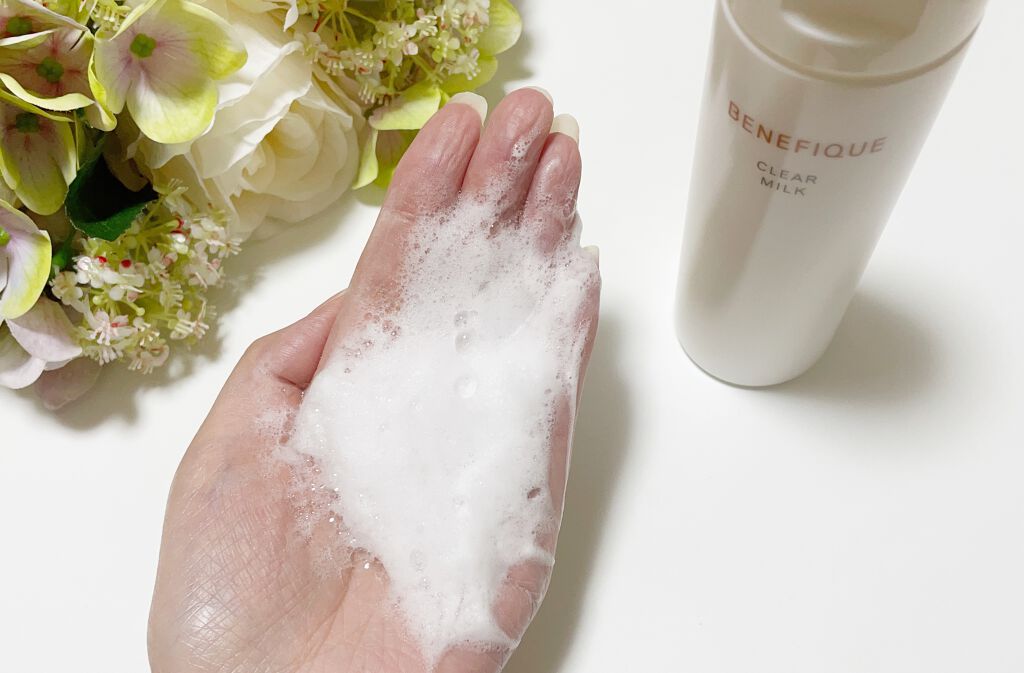 クリアミルク/BENEFIQUE/その他洗顔料を使ったクチコミ（3枚目）