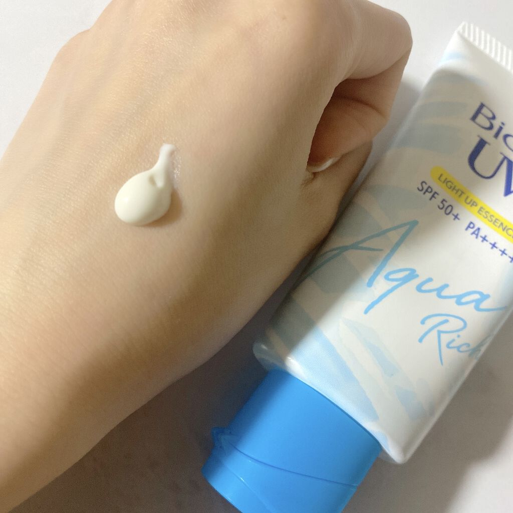 ビオレUV アクアリッチ ライトアップエッセンス/ビオレ/日焼け止めクリームを使ったクチコミ（2枚目）