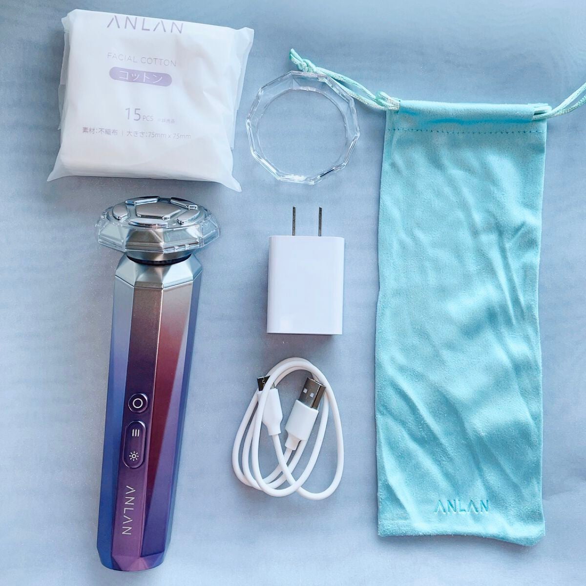 RF温冷美顔器/ANLAN/美顔器・マッサージを使ったクチコミ(3枚目)