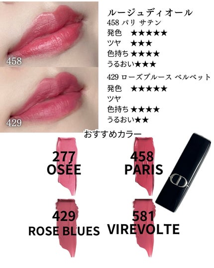ルージュ ディオール/Dior/口紅を使ったクチコミ(4枚目)