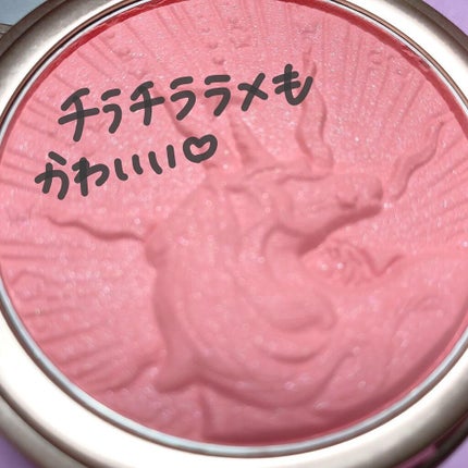 ユニコーンシリーズ チークブラッシュ #メヌエット/FlowerKnows/パウダーチークを使ったクチコミ(3枚目)