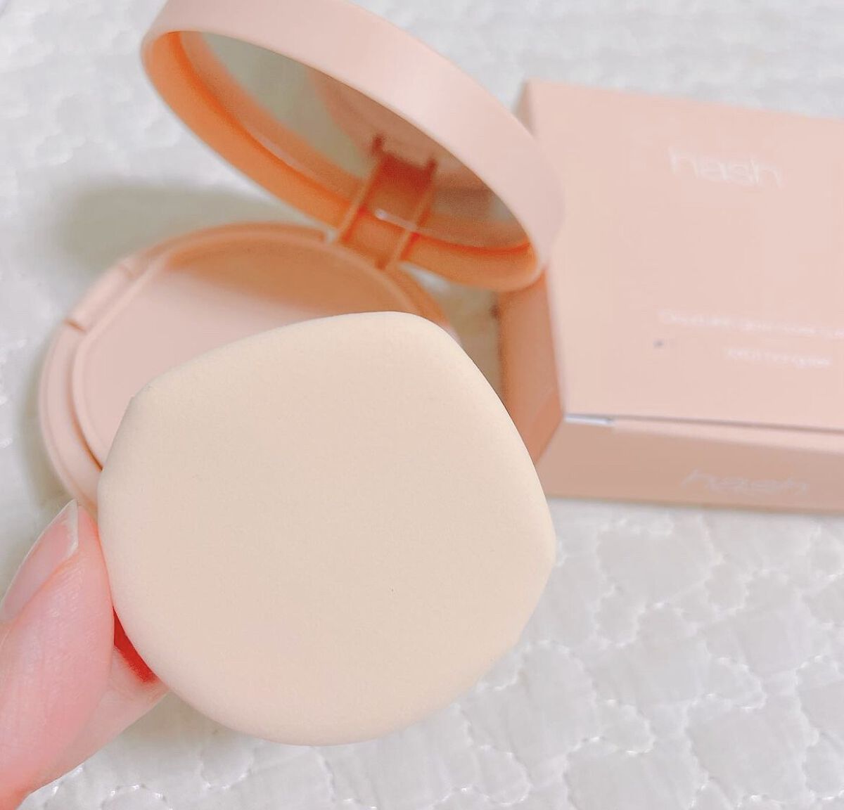 クラウド スキン グロー クッション XX01 ホンデ/HASH/クッションファンデーションを使ったクチコミ（3枚目）