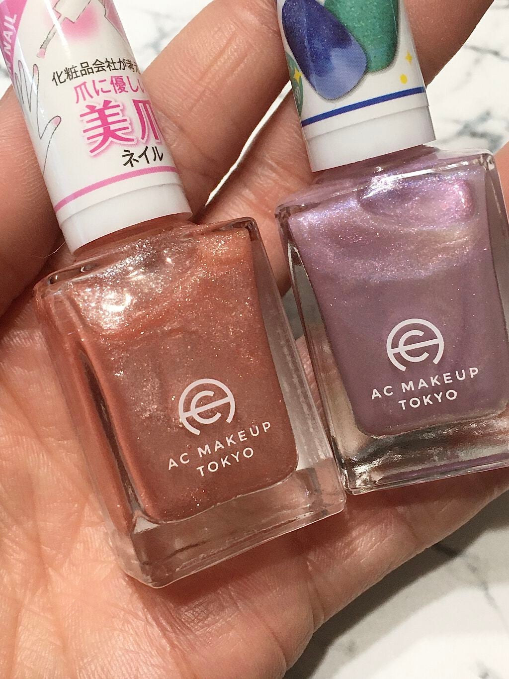 ACネイルエナメル/セリア/マニキュアを使ったクチコミ(5枚目)