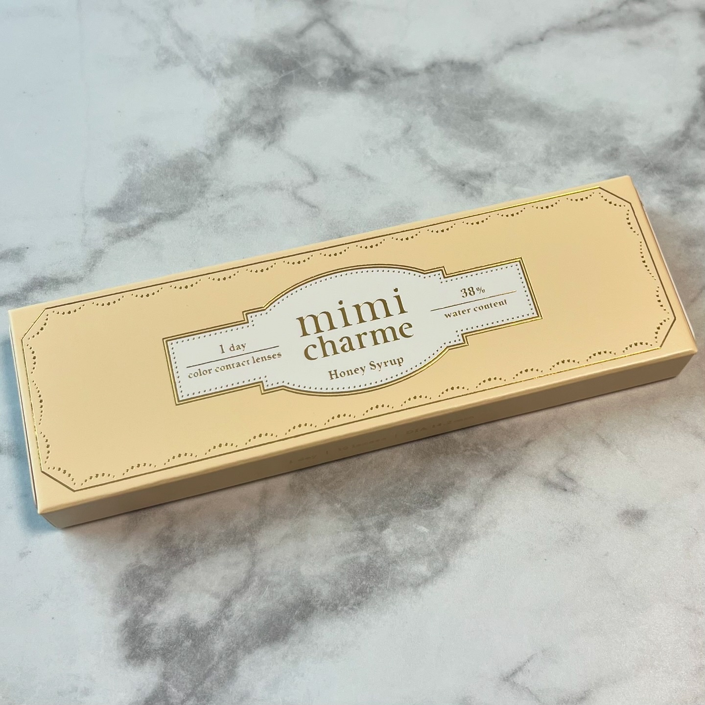 mimi charme 1day ハニーシロップ/mimi charme/ワンデー（１DAY）カラコンを使ったクチコミ（2枚目）
