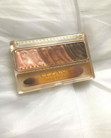 トーンアップアイシャドウ/CEZANNE/アイシャドウパレットを使ったクチコミ(1枚目)