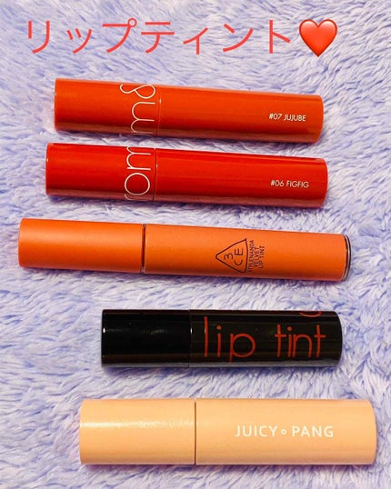 3CE ベルベット リップティント/3CE/リップティントを使ったクチコミ(1枚目)