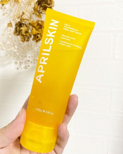 リアルカレンデュラピールオフパック/APRILSKIN/ピーリングを使ったクチコミ(1枚目)