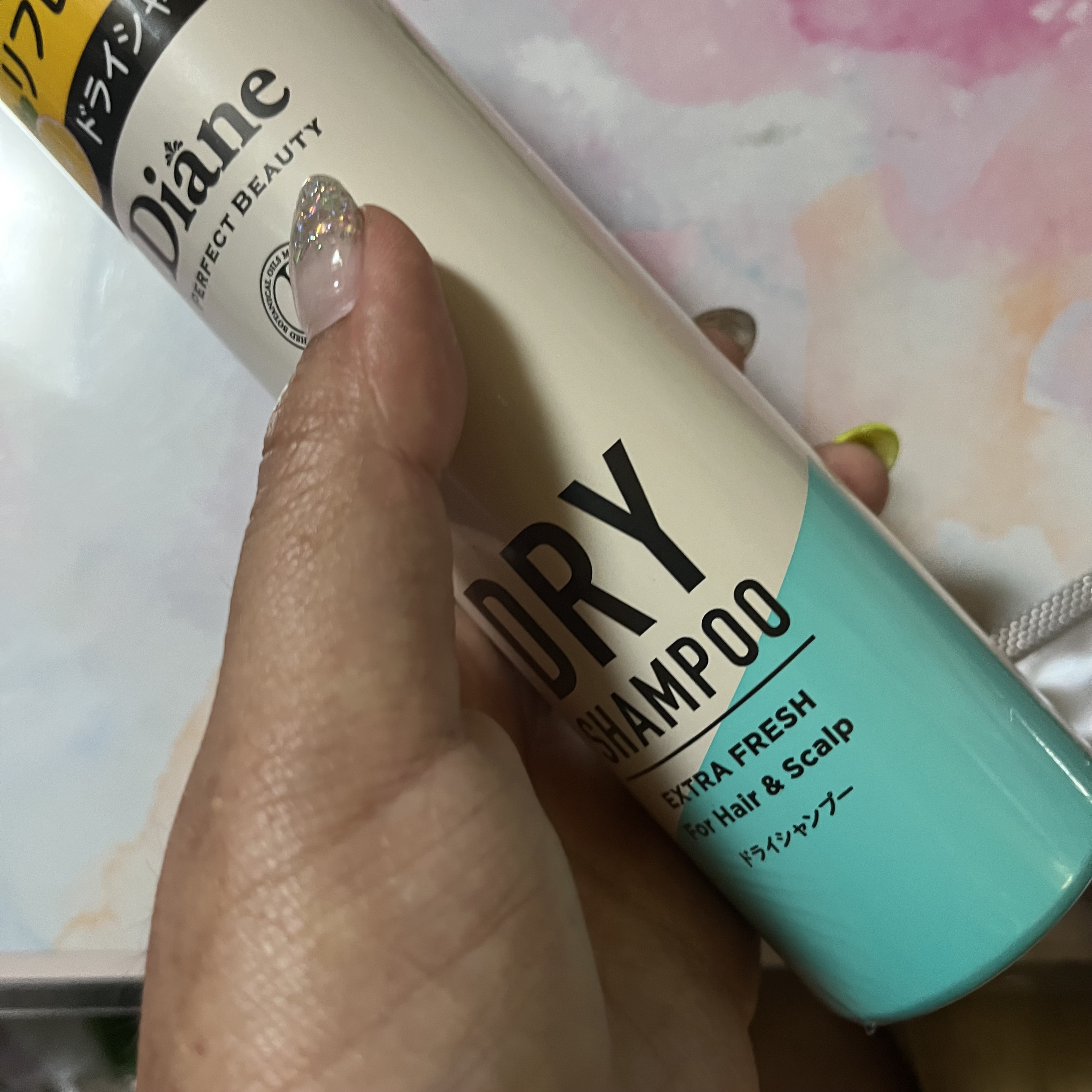 パーフェクトビューティー ドライシャンプー グレープフルーツ＆ペパーミントの香り/ダイアン/ドライシャンプーを使ったクチコミ（2枚目）