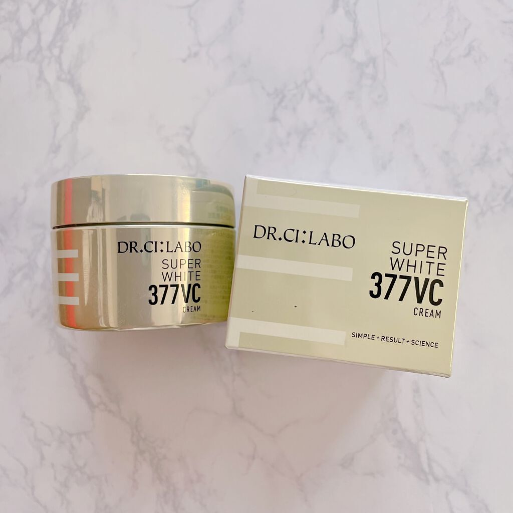 スーパーホワイト377VCクリーム/ドクターシーラボⓇ/フェイスクリームを使ったクチコミ（1枚目）