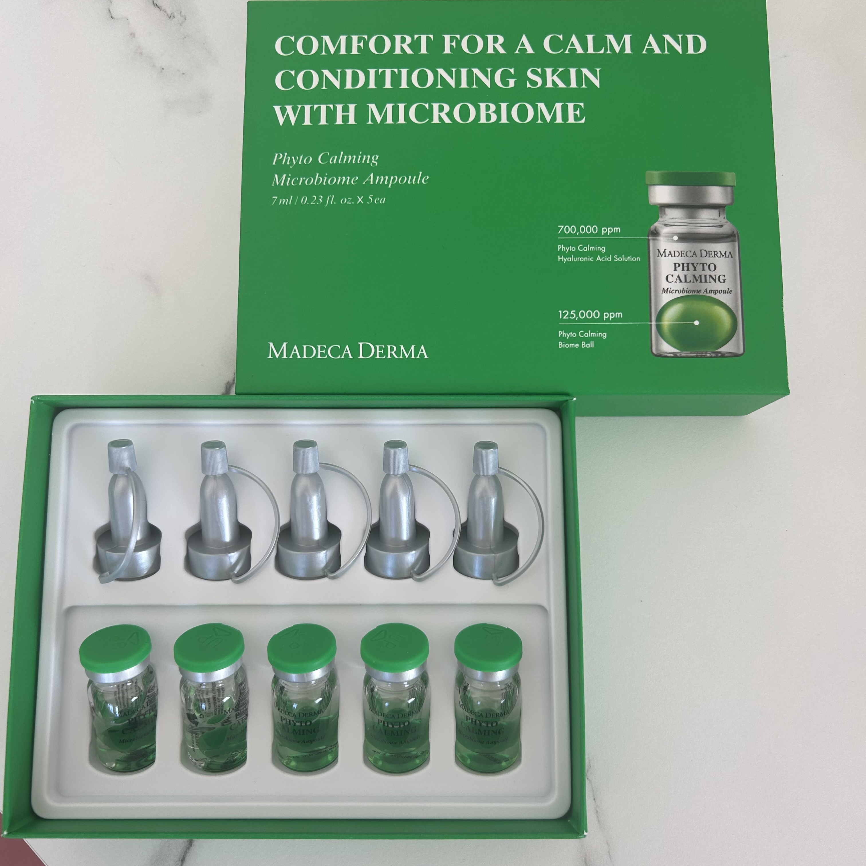 フィトカーミング マイクロバイオームアンプル/マデカダーマ/美容液を使ったクチコミ（1枚目）