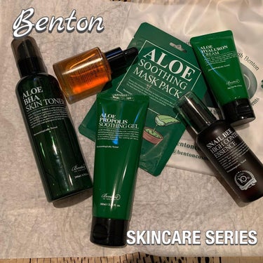 Benton アロエBHAスキントナーのクチコミ「韓国コスメレビュー🇰🇷
🔹スキンケア編🔹

@bentoncosmetic 
今回ははじめまし.....」（1枚目）