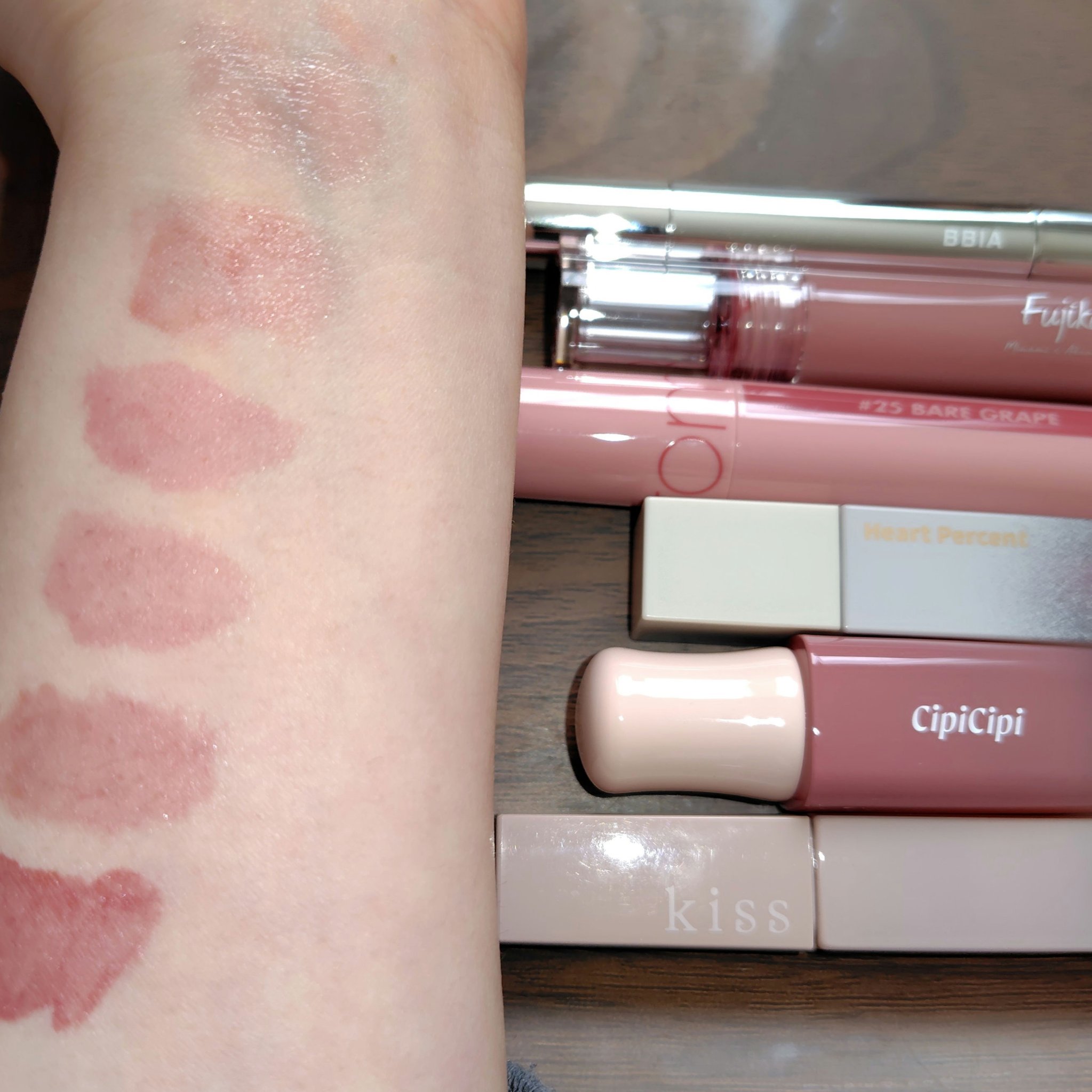 ドットオンムードピュアグロウティント 13 ベアリップス(Bare Lips)/Heart Percent/リップティントを使ったクチコミ（2枚目）